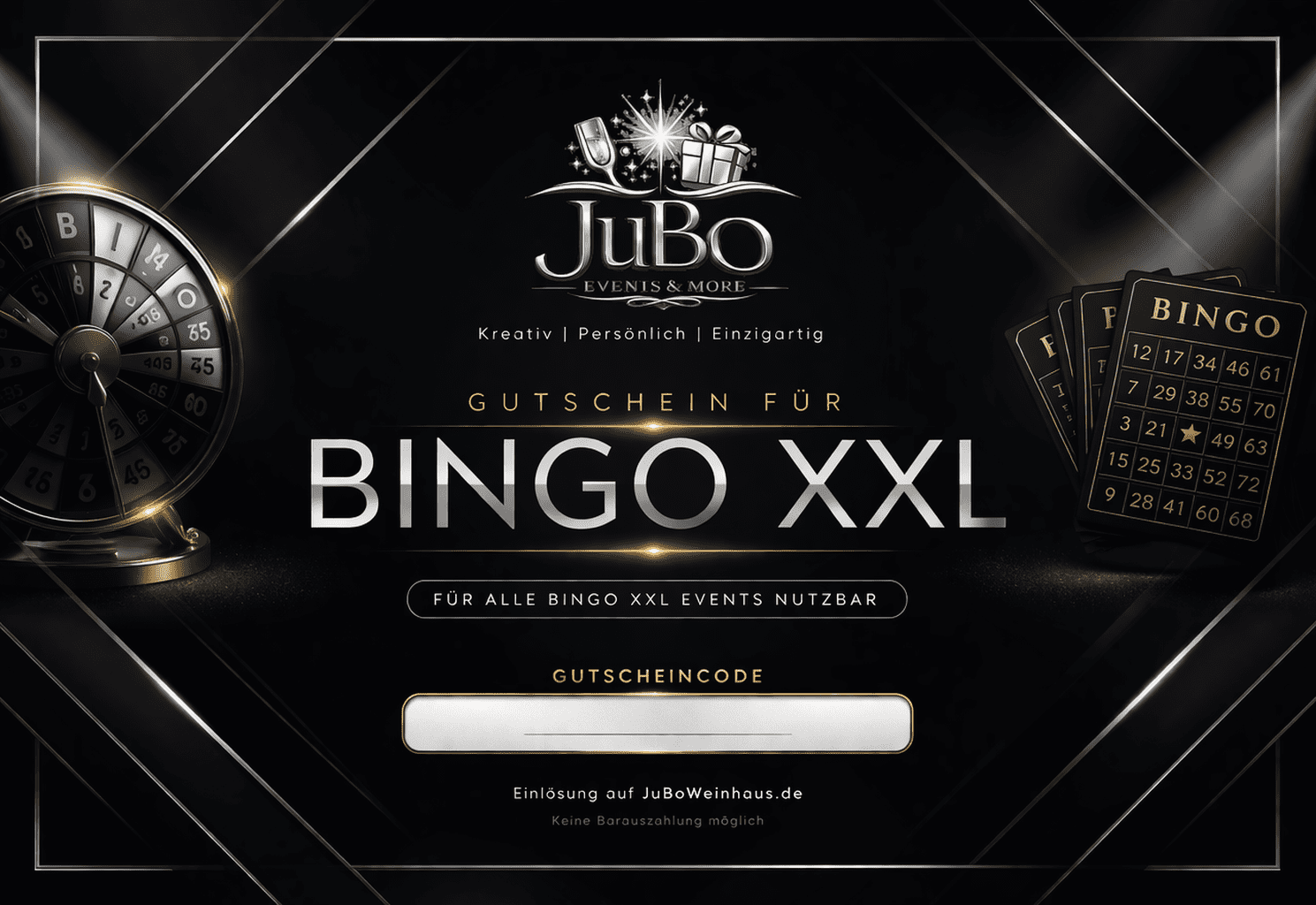 Gutschein für Bingo XXL - Optik 2 - JuBo Events & more