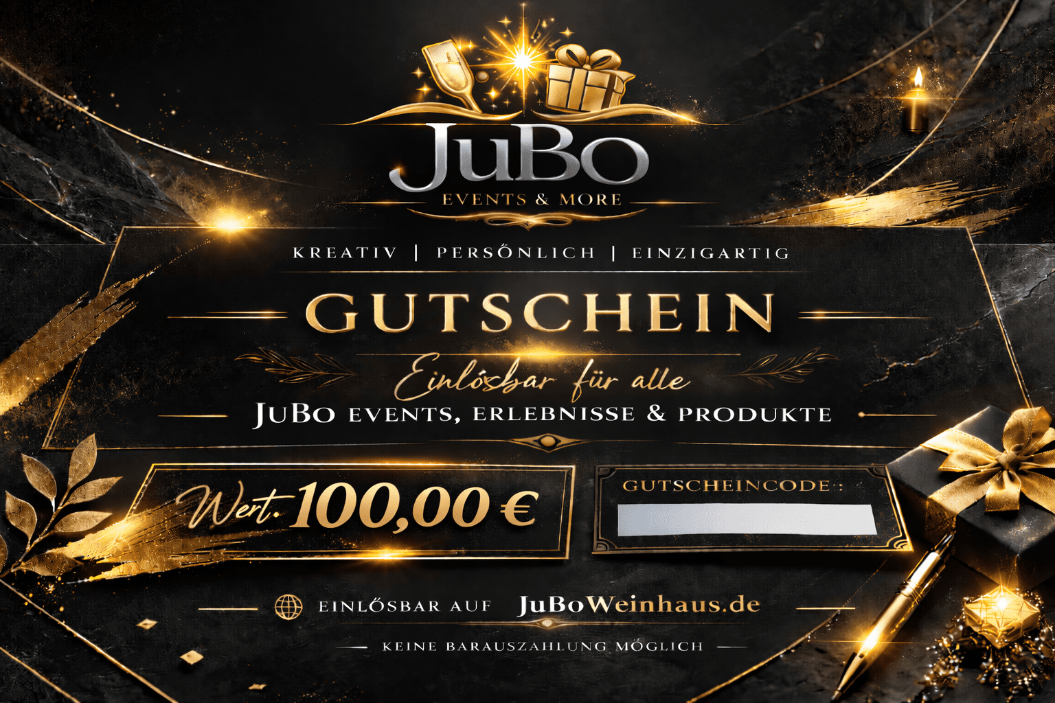JuBo Gutschein Elegant - 100,00 €