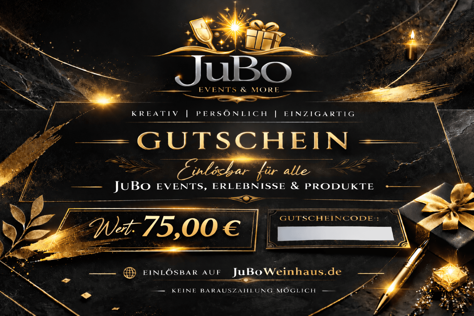 JuBo Gutschein Elegant - 75,00 €